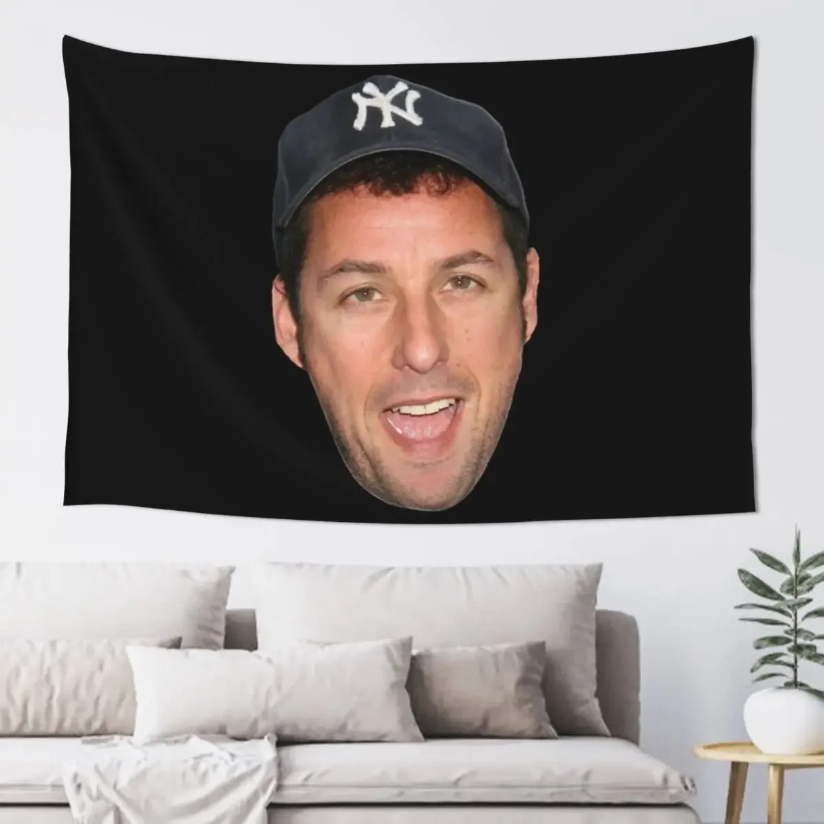 Adam Sandler s Face Tapestry Wall Tapestries Anime Decor Tapestry