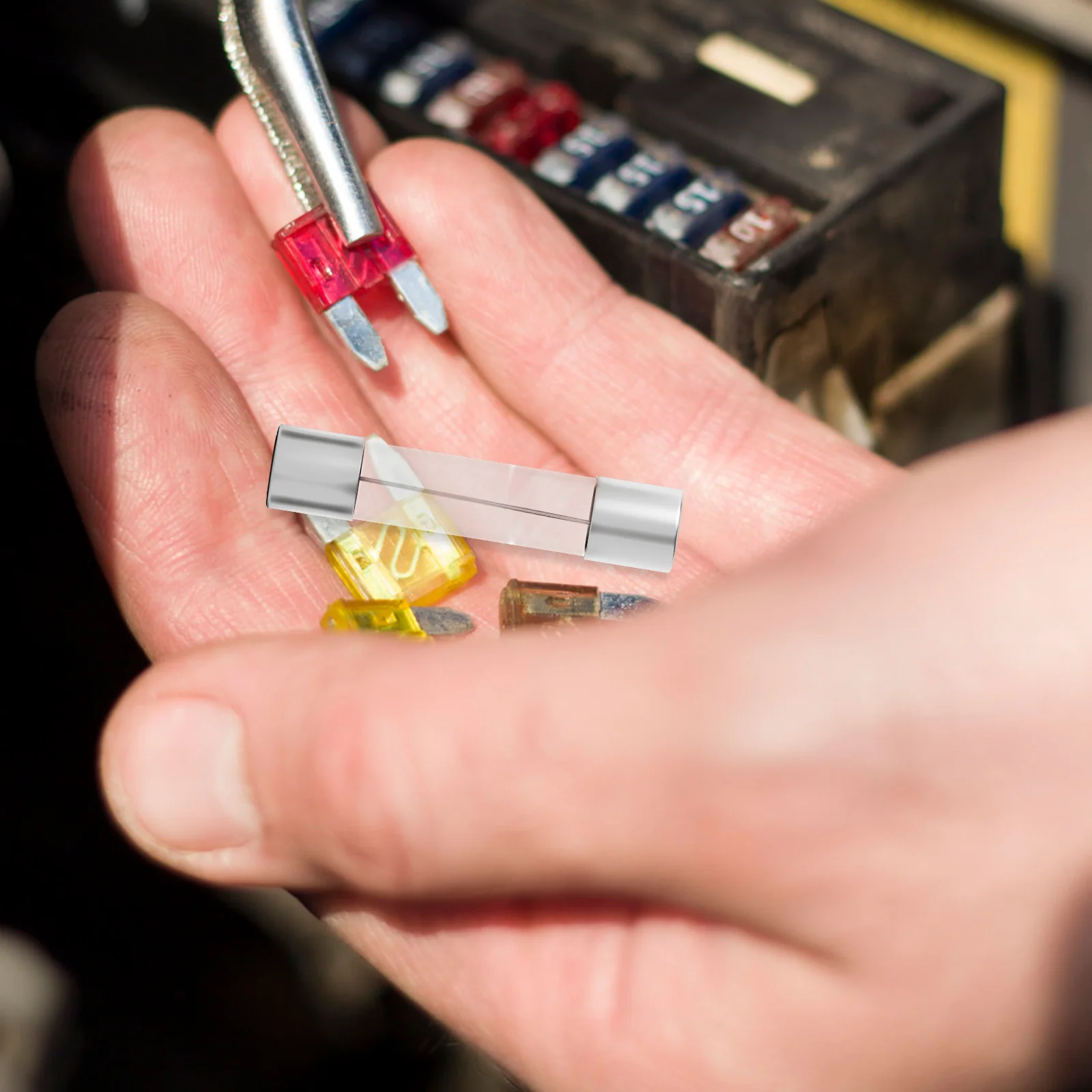 

100Pcs Fuse Tube Replacement Glass Microwave Oven Fuse 20 Amp 250V Clear High Voltage Overload Protection Microwave Oven