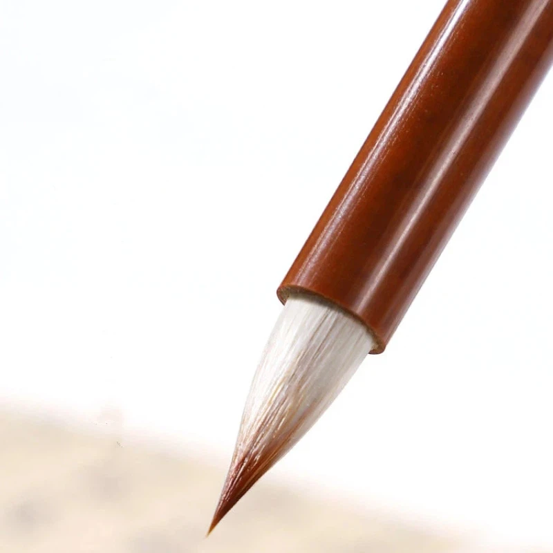 Woolen Multiple Hair Calligraphy Brush Wen Zhengming Wang Xizhi Small Regular Script Copying Scriptures Writing Brush Supply