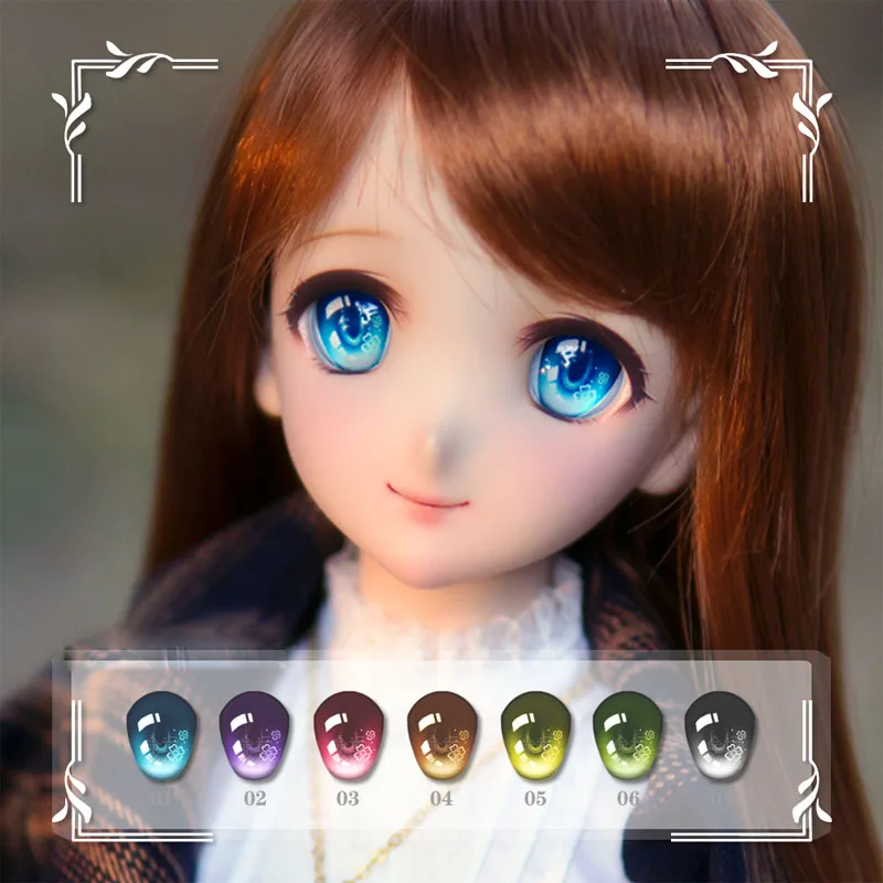 BJD eyes doll Metallic effect eyes 10mm-24mm doll acrylic eyes for 1/8 1/6 1/4 1/3 BJD SD doll accessories doll eyes glitter