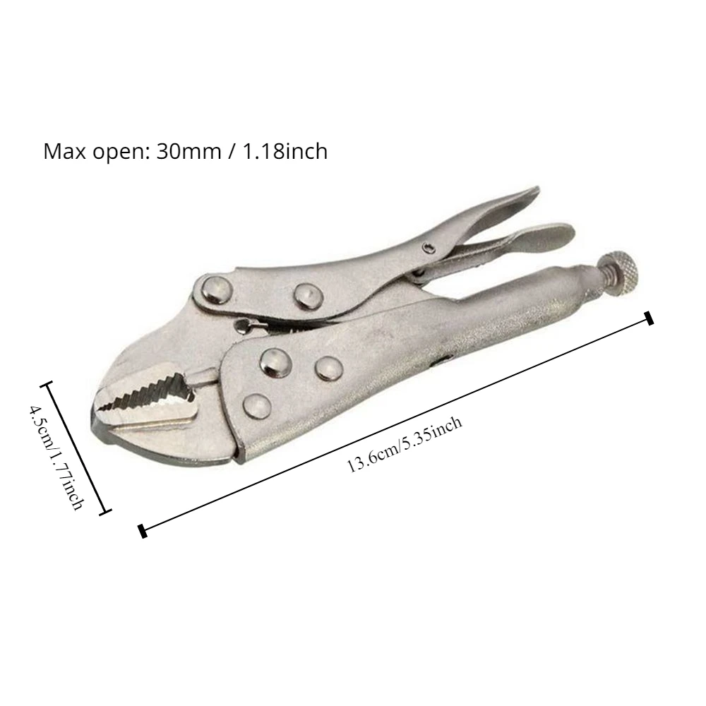 5\'\' Pro Straight Jaw Lock Locking Mole Plier Vise Vice Grips Pliers Welding Tool