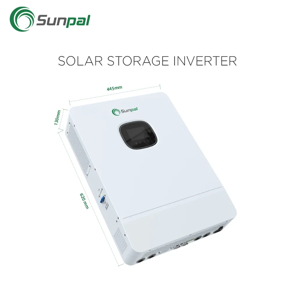 Sunpal-Onduleur Solaire Hybride Hors Réseau, Growatt, Entrepôt UE, 48V, 5000W, 10kW, 5kW