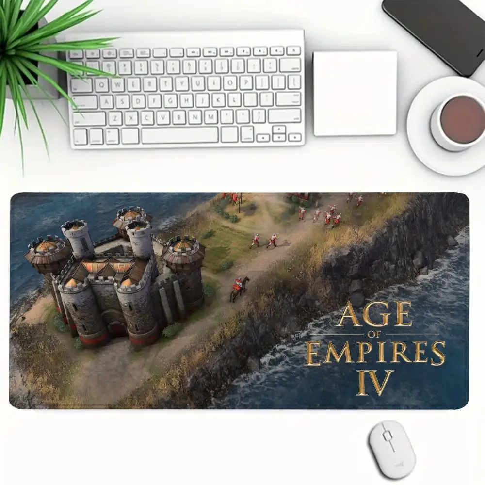 

Hot Selling A_Age of E_Empires IV Mouse Pad, Large Size, PC Gaming Accessory, Mouse Pad, Rubber Pad, Laptop Keyboard Mat