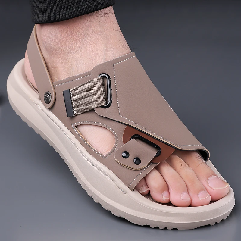 

Men's Fashion Summer Sandals, Soft Sole Anti-slip Wear-resistant for Outdoor Driving Beach-WC20253