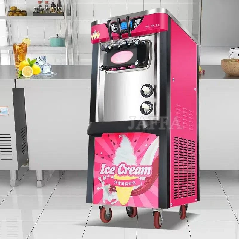 Electric Ice Cream Maker Frozen Yogurt Maker Automatic Smoothie Milkshake Making Machine Household Kitchen Appliances