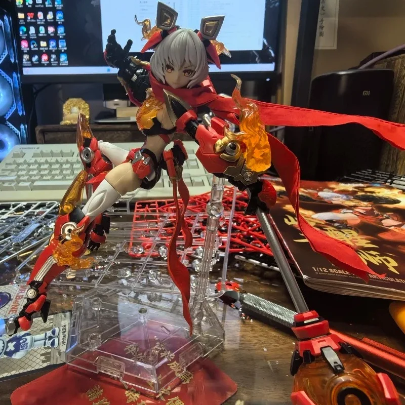 E-Model الأصلي Atkgirl سلسلة لينغ وانغ شينغشي أنيمي عمل الشكل التجمع نموذج اللعب تحصيل نموذج هدية لعبة