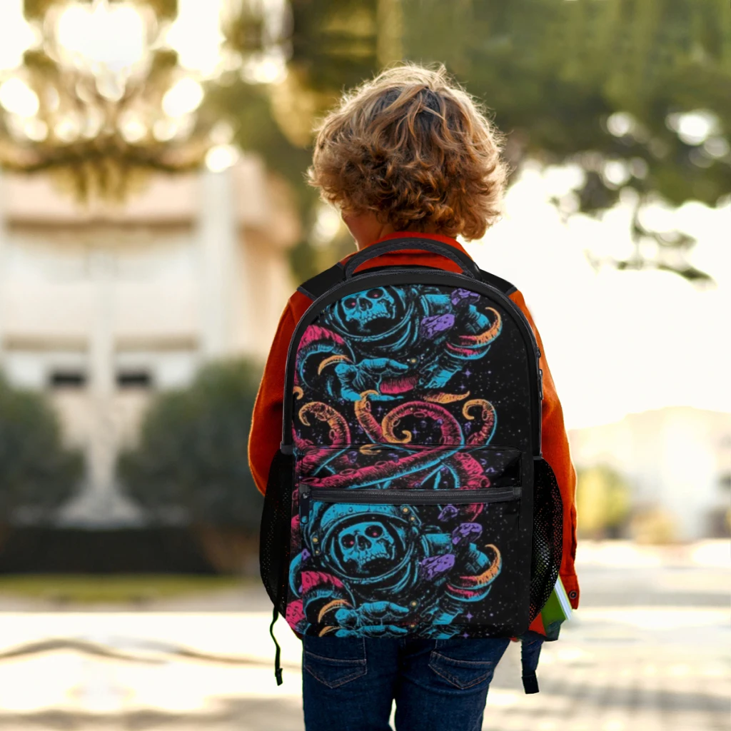 Nova moda perdida mochila grande capacidade na moda saco de livro multi-bolsos ajustável 17 polegada