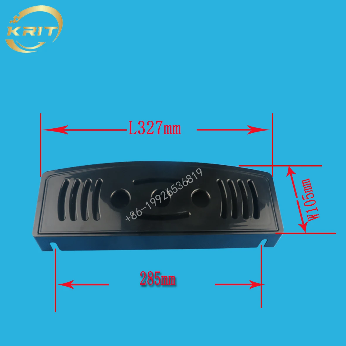 Ice Cream Maker Spare Parts 1 PC Water Drip Tray Plastic Front Basin Replacement For YKF YIFUKA  327 X 105 MM