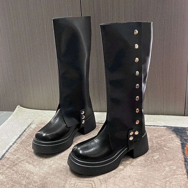 Piraten-Kostüm-Stiefelüberzieher, Wikinger-, Jedi- und mittelalterliche Stiefelüberzieher, Kunstleder, Steampunk, hohe Leder-Schuhüberzieher, Accessoires – Detail 5