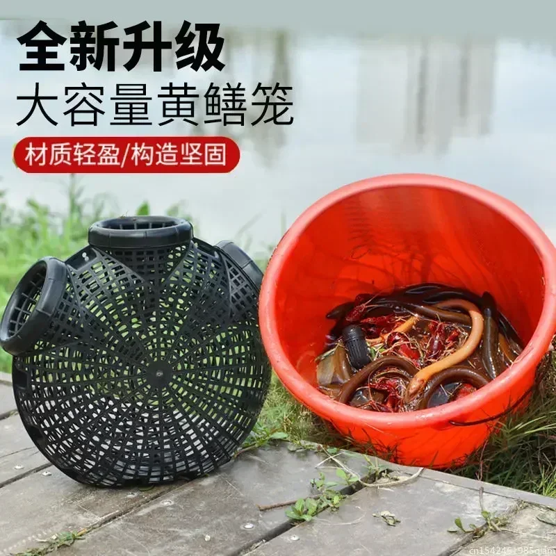 premium Portable Mesh For Fishing Net/Tackle/Cage Folding Crayfish Catcher Casting/Fish Network Crab/Crayfish/Shrimp/Smelt/Eels