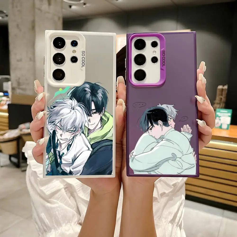 Anime IvanTill A-Alien Stage Phone Case For Samsung Galaxy S25 Edge S24 S23 S22 S21 S20 Ultra Funda Silicone Silver Phone Case