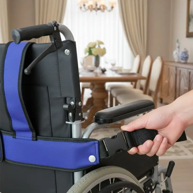 Adjustable Non Slip Wheelchair Waist Belt for Elderly Breathable Harness Straps Secure and Comfortable Support