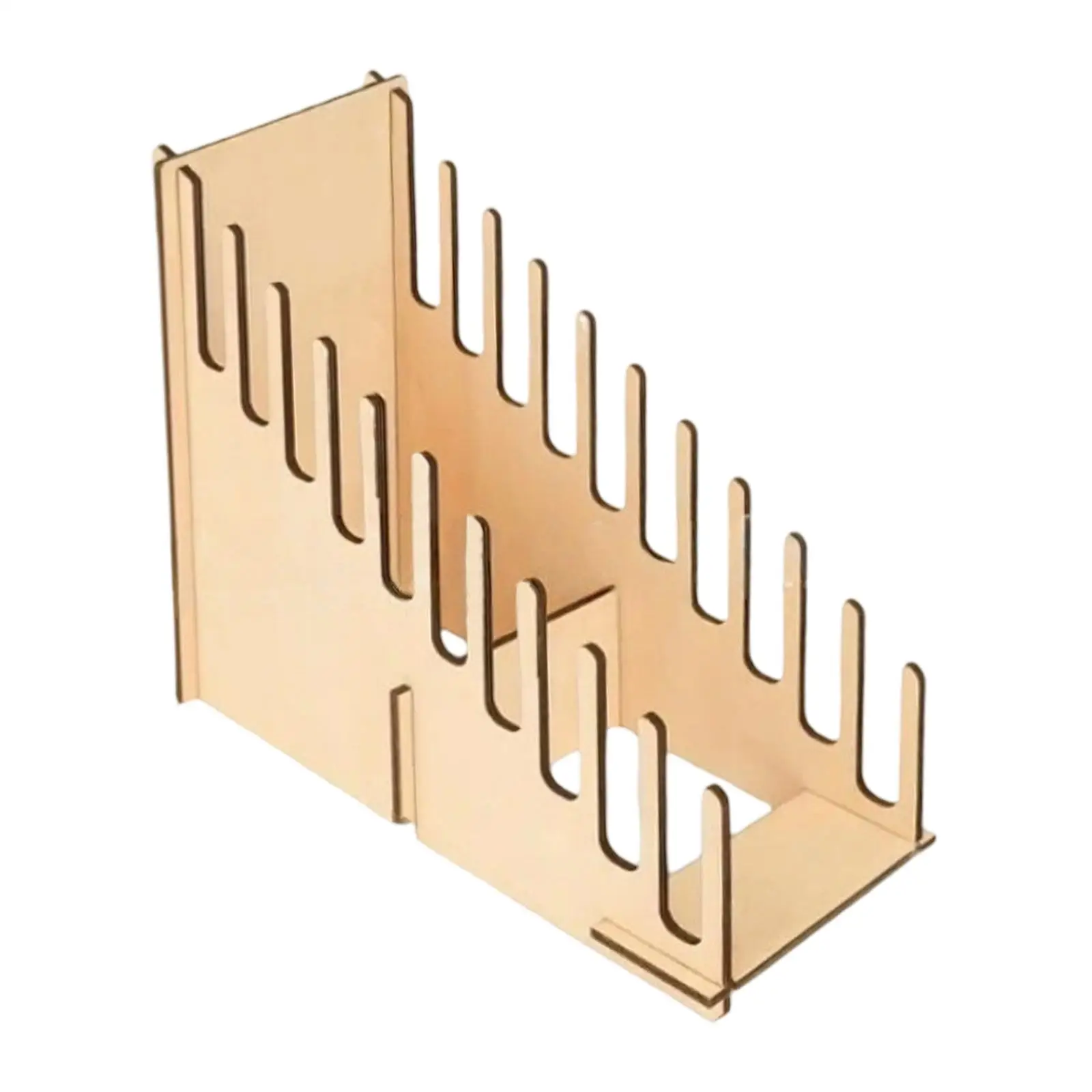 Étagère de présentation en bois multifonctionnelle pour brochures et marque-pages, idéale pour la maison et les magasins