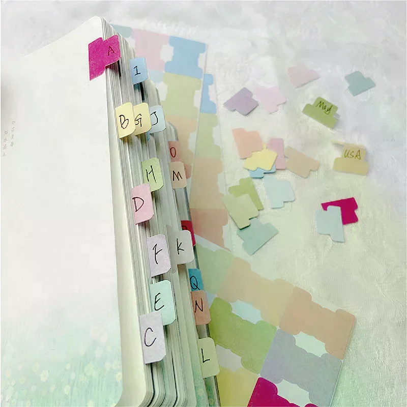 Self-adhesive  Label Sticker Personalized  Journaling Tabs Flag 5sheet