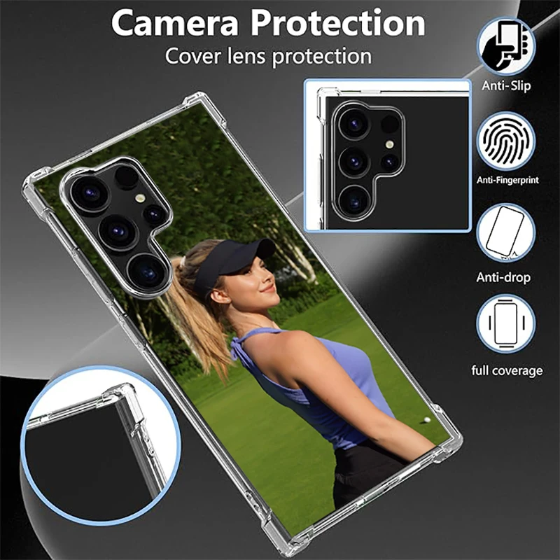 لتقوم بها بنفسك لسامسونج غالاكسي S25 S24 S23 S22 الترا بلس + FE تخصيص الصورة الخاصة سيليكون المتقدمة الهاتف الخليوي الغطاء الواقي #3