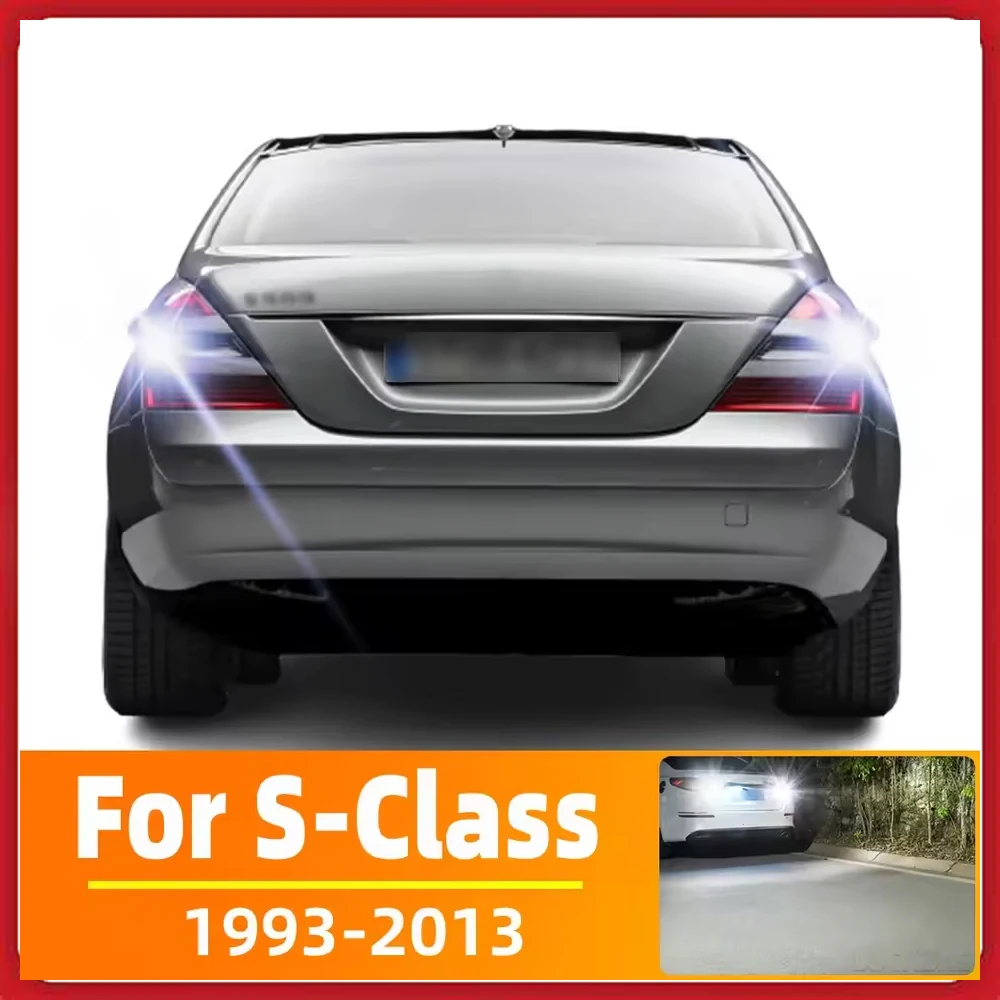 

2X светодиодный фонарь заднего хода для Mercedes Benz S Class W220 W221 C215 C216, аксессуары 1998-2013 2009 2010 2011 2012, резервный фонарь