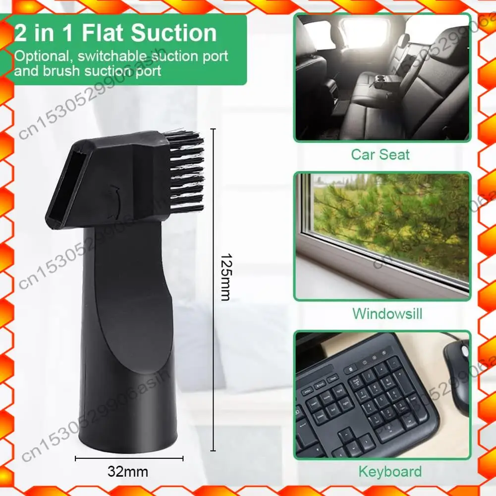 -AT52 6-Piece Vacuum Cleaner Attachments, Universal Vacuum Attachments, For Karcher, , Siemens, AEG,