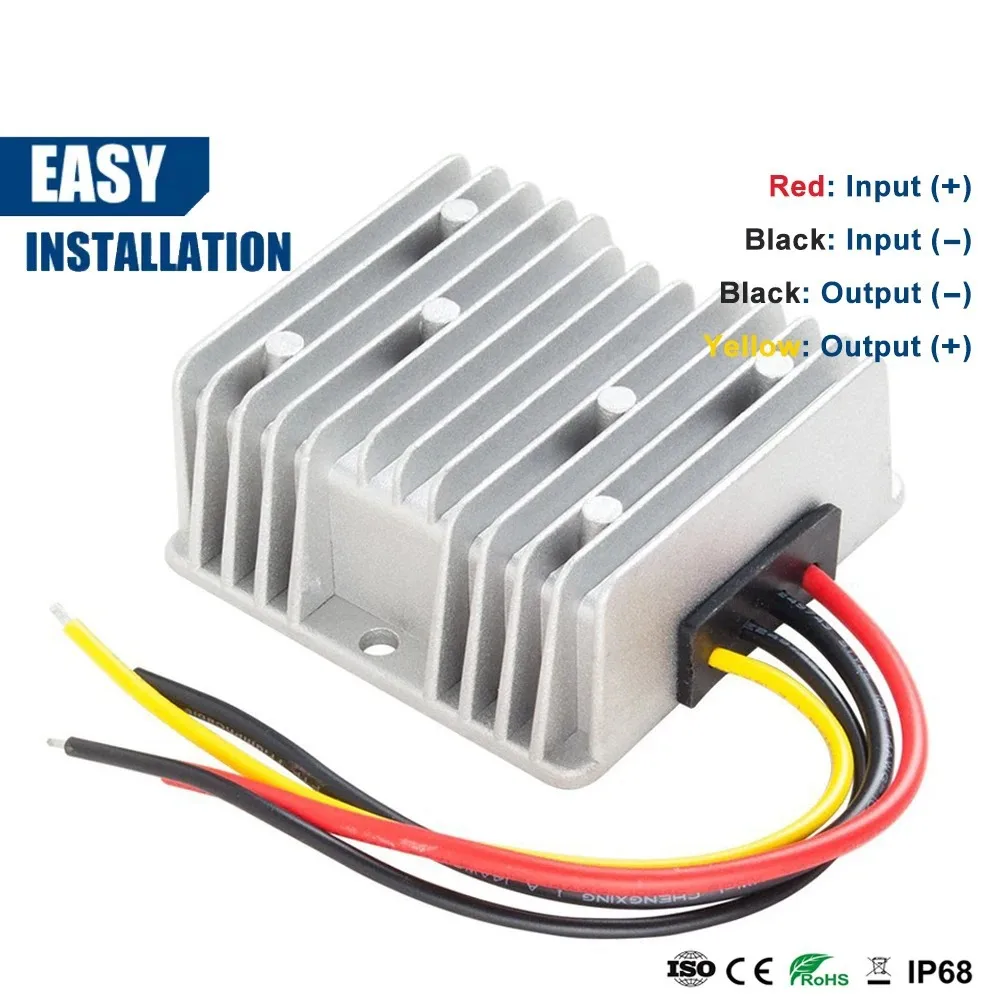 24V 36V 48V DC TO 13.8v DC Buck Converter Voltage Regulator 13.8 Volt 8A 10A 15A 20A 25A 30A Step Down Power Module CE ROHS