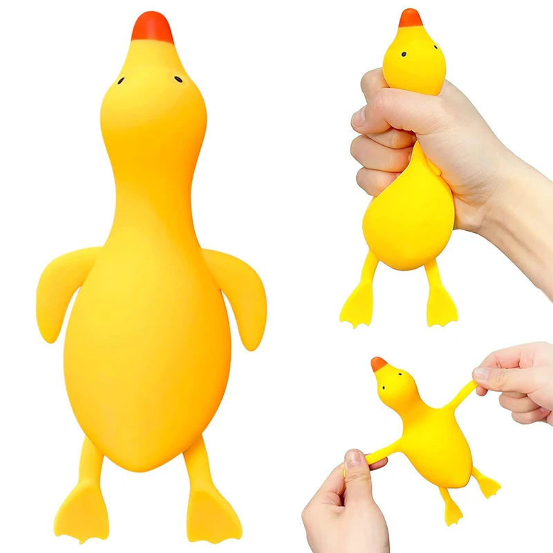 4 สีน่ารักเป็ดบีบของเล่นเด็กผู้ใหญ่ Squishy Decompression ของเล่นเด็กหญิงความเครียดบรรเทาของเล่น PARTY Favors ของขวัญวันเกิด