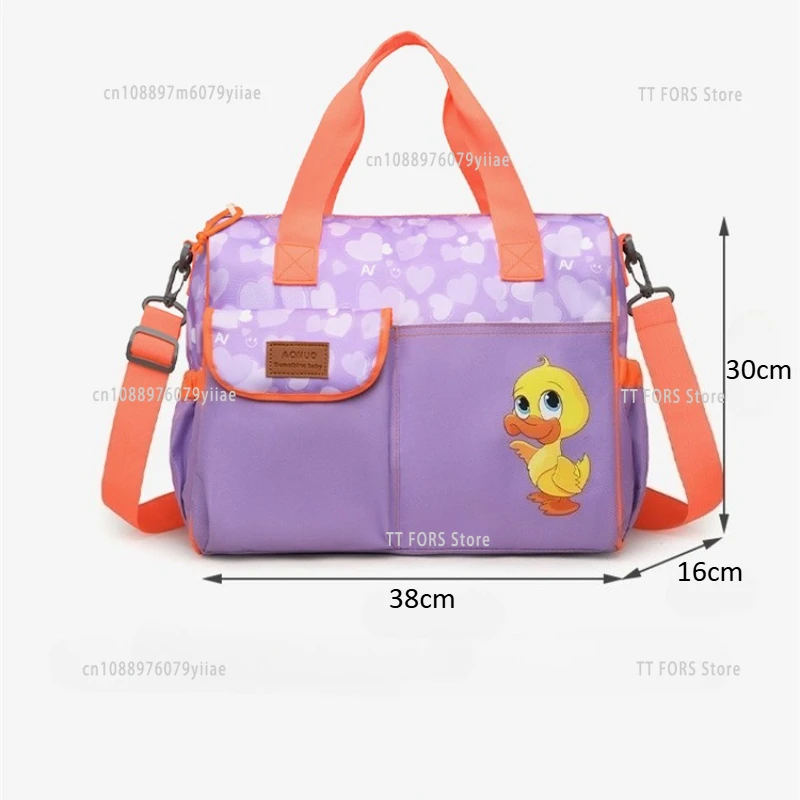 Mode grote capaciteit one-shoulder mummie tas multifunctionele crossbody babyluiertas moeder- en babytas moeder cadeau