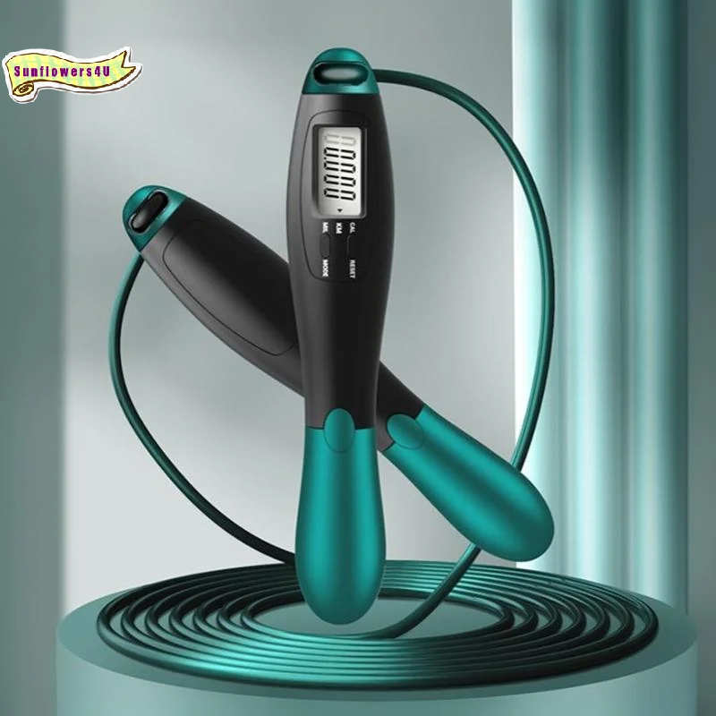 Adjustable Counting Steel Jump Rope For Fitness Gym Home Training Adult Student