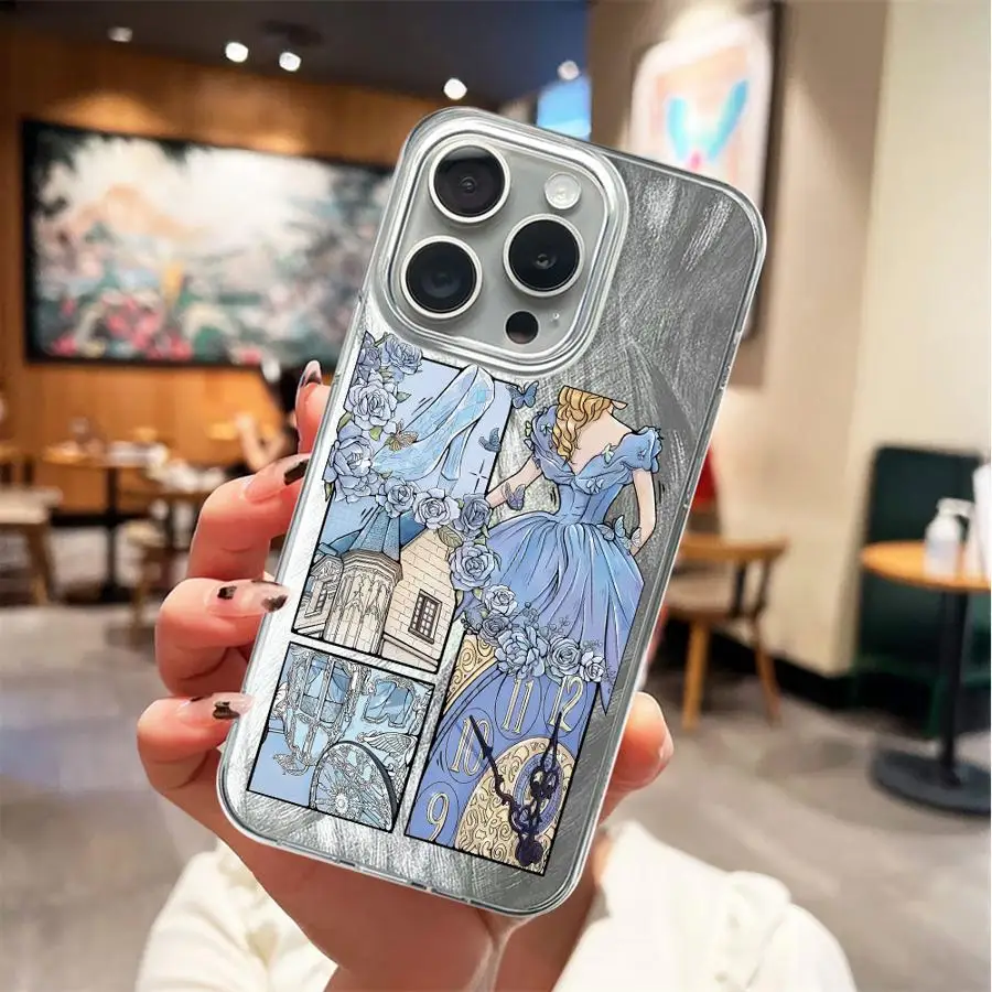 حافظة لهاتف آيفون 16e 11 13 Pro 16 Pro Max 14 15 12 14 Plus من ديزني الجميلة