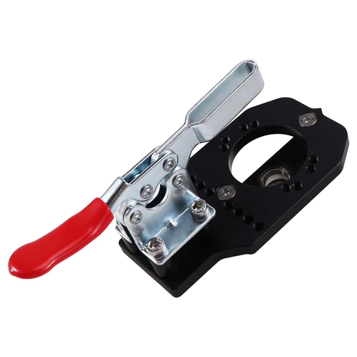 

A002 Woodworking 35mm Hinge Hole Opener Cabinet Door Hinge Hole Locator Hinges Drilling Installation Auxiliary Tool Black