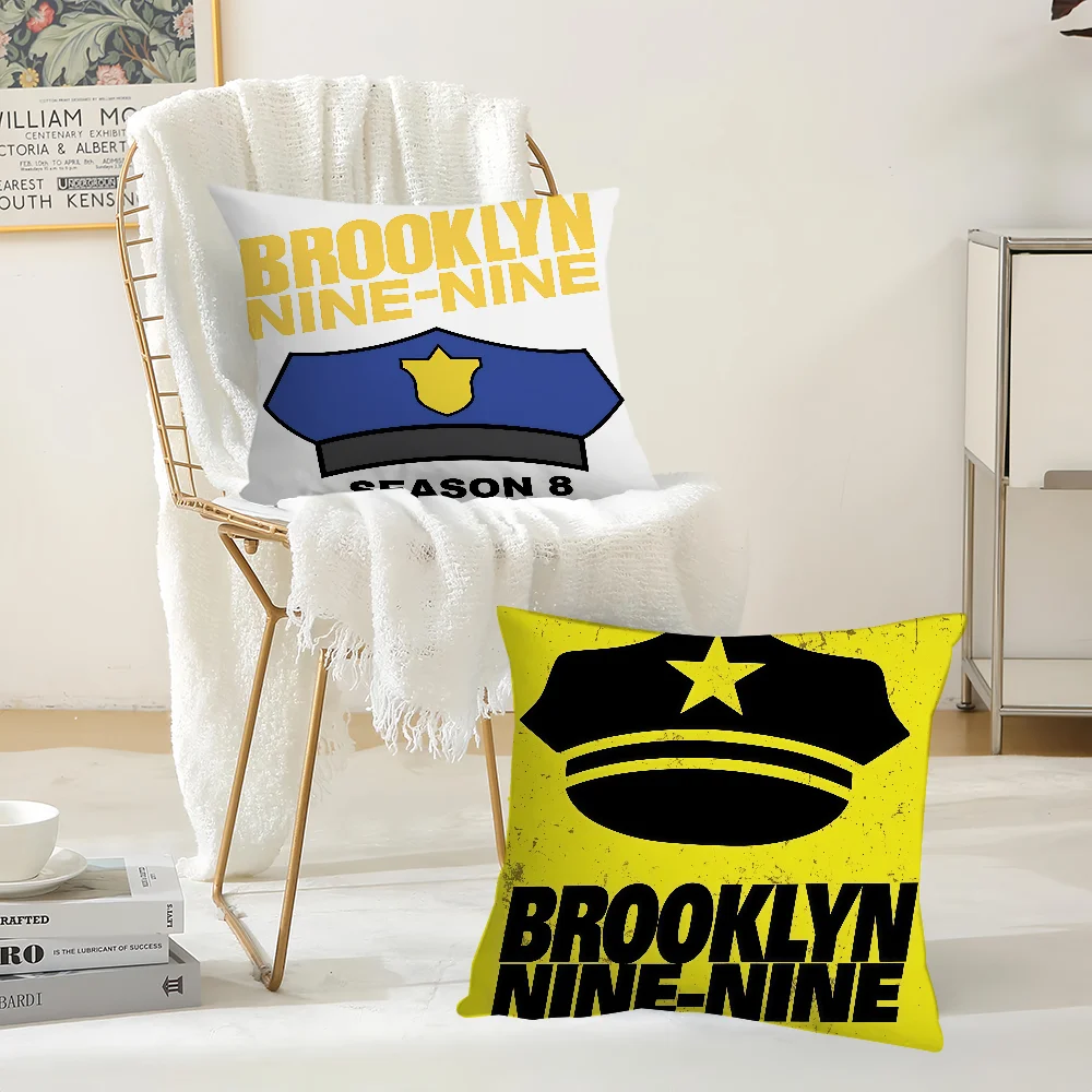 B-Brooklyn N-Nine-Nine Pillow Case Suitable For Bedrooms Living Rooms Cars Home Decoration