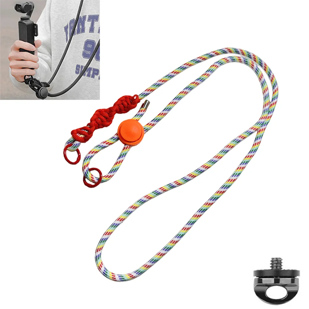For Insta360 X5 X4 Action Camera Quick Release Anti-loss Lanyard Outdoor Shoulder Travel Lanyard for DJI Action 4 5Pro 6 Osmo360