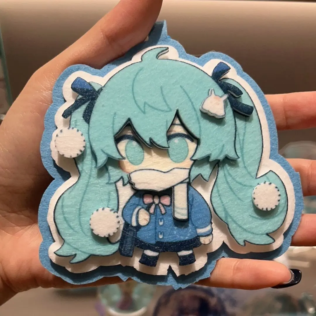 Hatsune Miku Hanger Hatsune Miku Project Diva Anime Perifere Q Versie Cartoon Originaliteit Hangende Decoraties Decoratie Nieuw