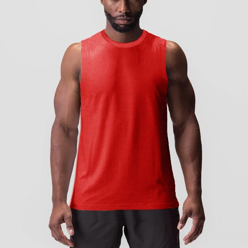 Blank Summer Gym Warriors Tank Top Mens Fitness Clothing Quick Dry Bodybuilding Sleeveless Shirts Men Fashion Basketball Vest