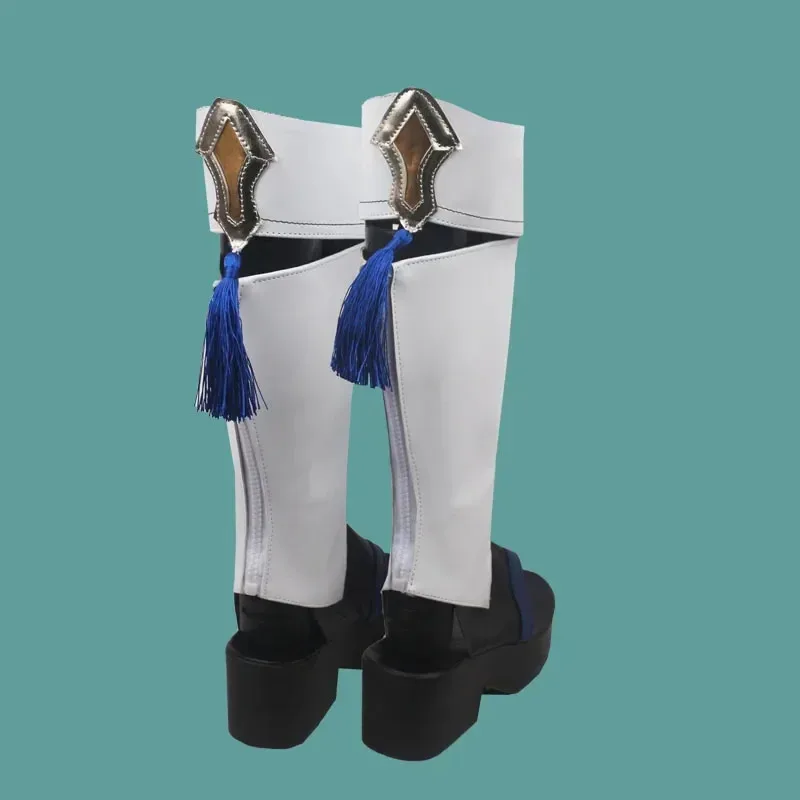 

Wiwiwi 123RealCos Genshin Impact Wanderer Обувь Сапоги Хэллоуин Косплей Костюм Аксессуар