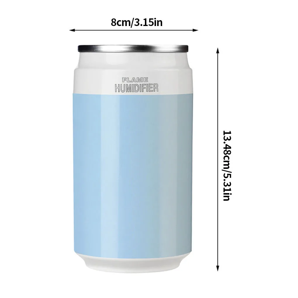 Air Humidifier LED Night Light Air Mist Diffuser Home Office Low Noise USB Humidifier, Grey