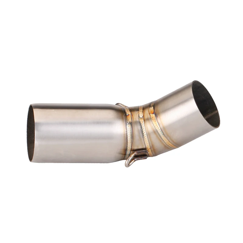 

Motorcycle exhaust modified middle section connect 51mm exhaust muffler stainless steel middle link pipe for Benelli leoncino500