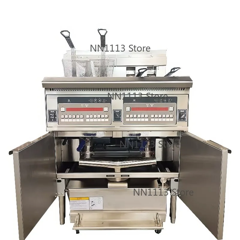 Limited Time Offer Electric Easy to Operate Commercial Machine 100-Pound Oil Capacity Deep Fryer with Oil Filtration