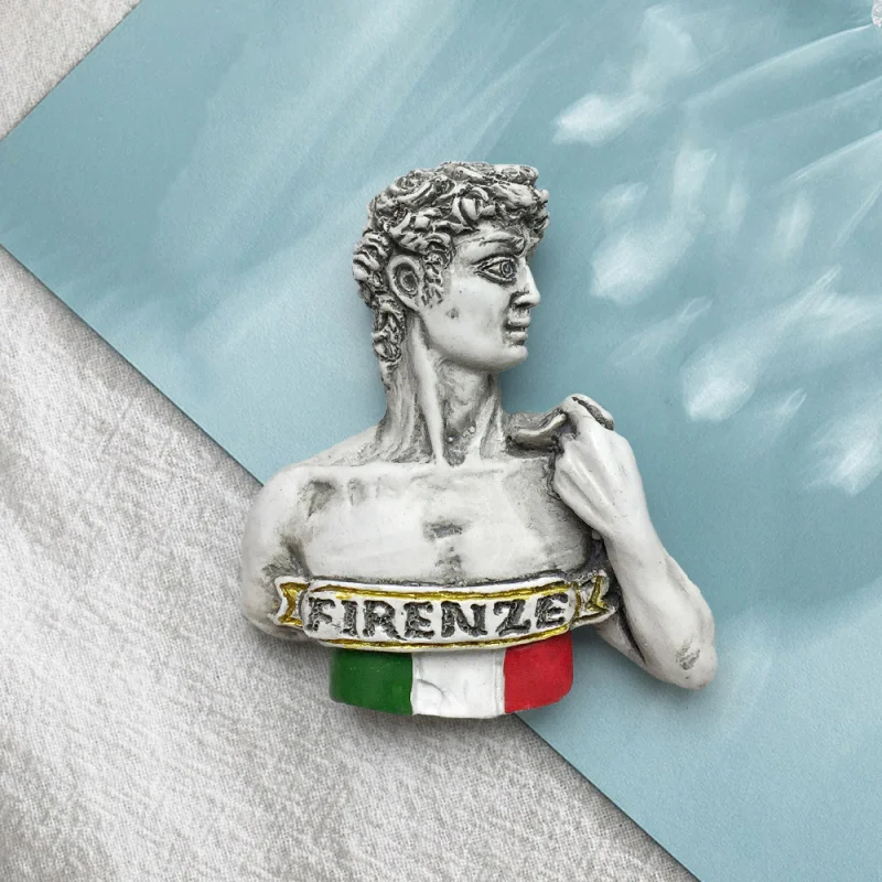 

David Statue of Florence, Italy Fridge Magnet3dThree-dimensional Fashion Collectible Travel Souvenir Decoration