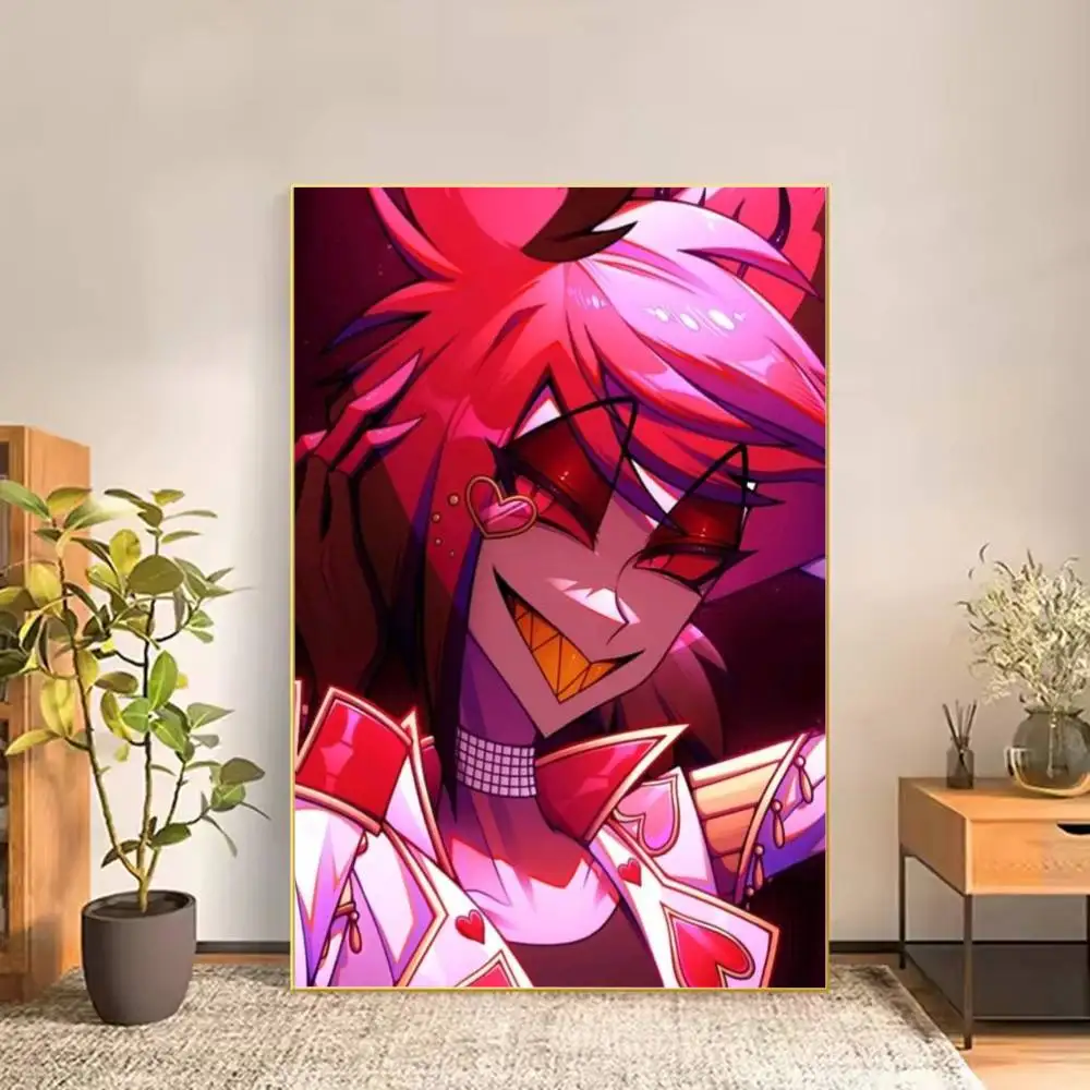 Alastor H-Hazbin H-Hotel Poster Versatile HD Waterproof Wall Art Self-Adhesive Decor for Any Space Ideal Gift