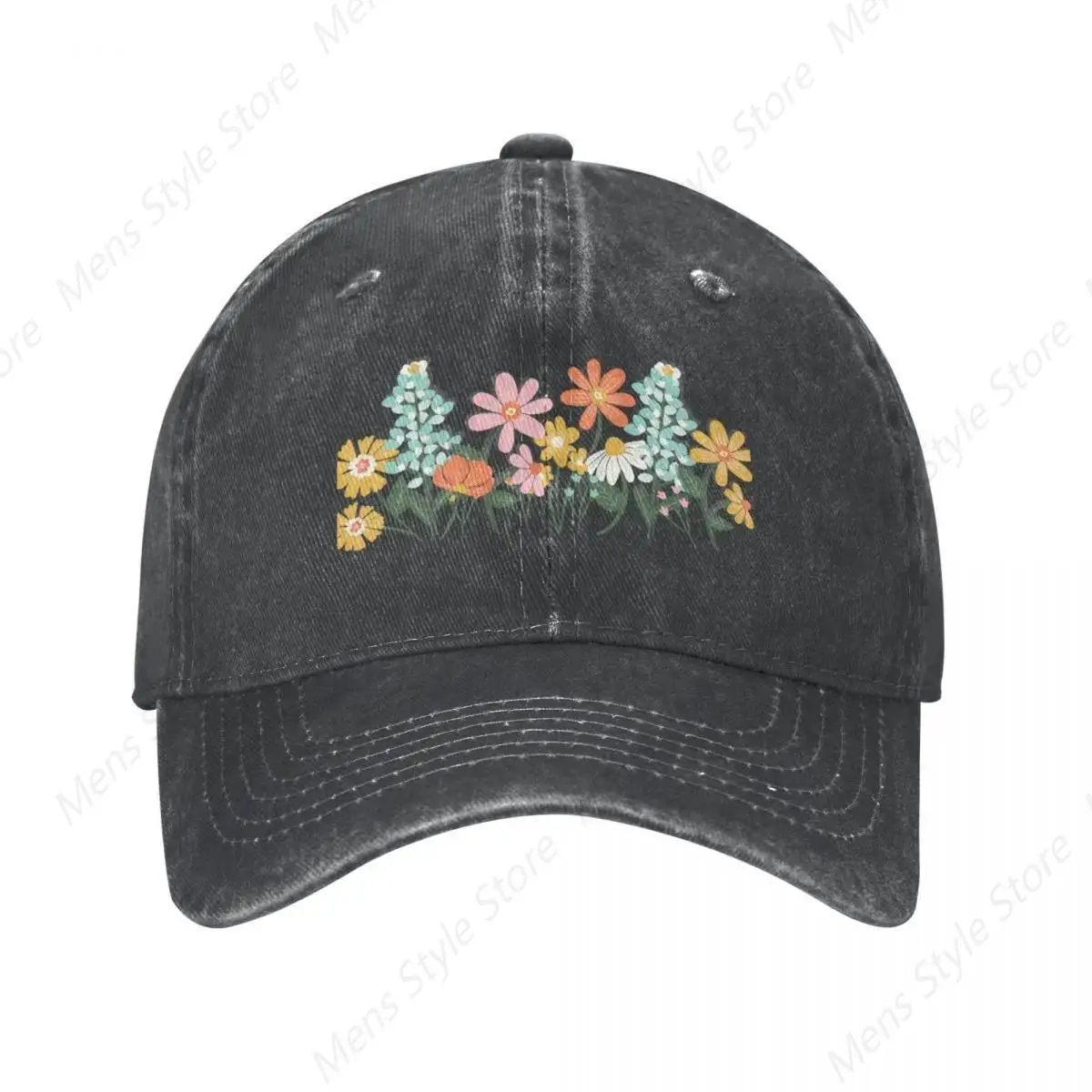 Spring Meadow Cowboy Hat Gentleman Hat Snapback Cap Vintage Beach Bag Men's Hats Women's