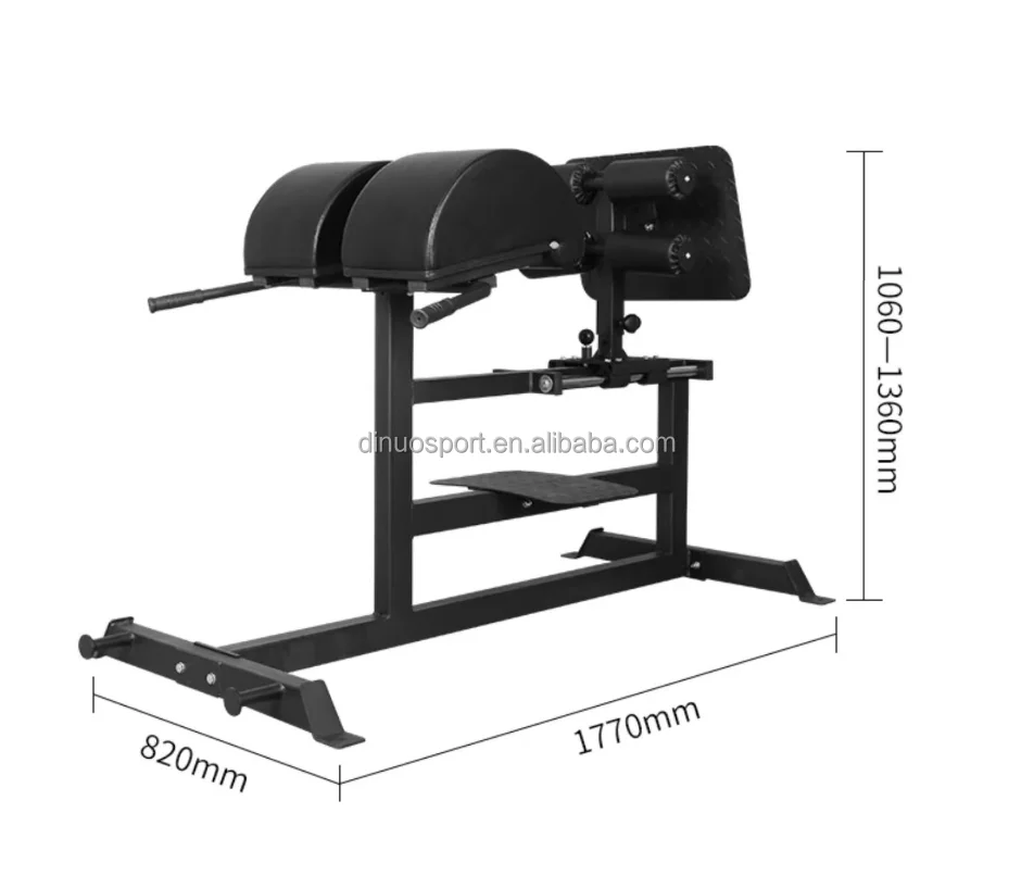 High Quality Commercial Standard Roman Chair Adjustable 45 Degree AB Extension Workout Training Benchpromote sales