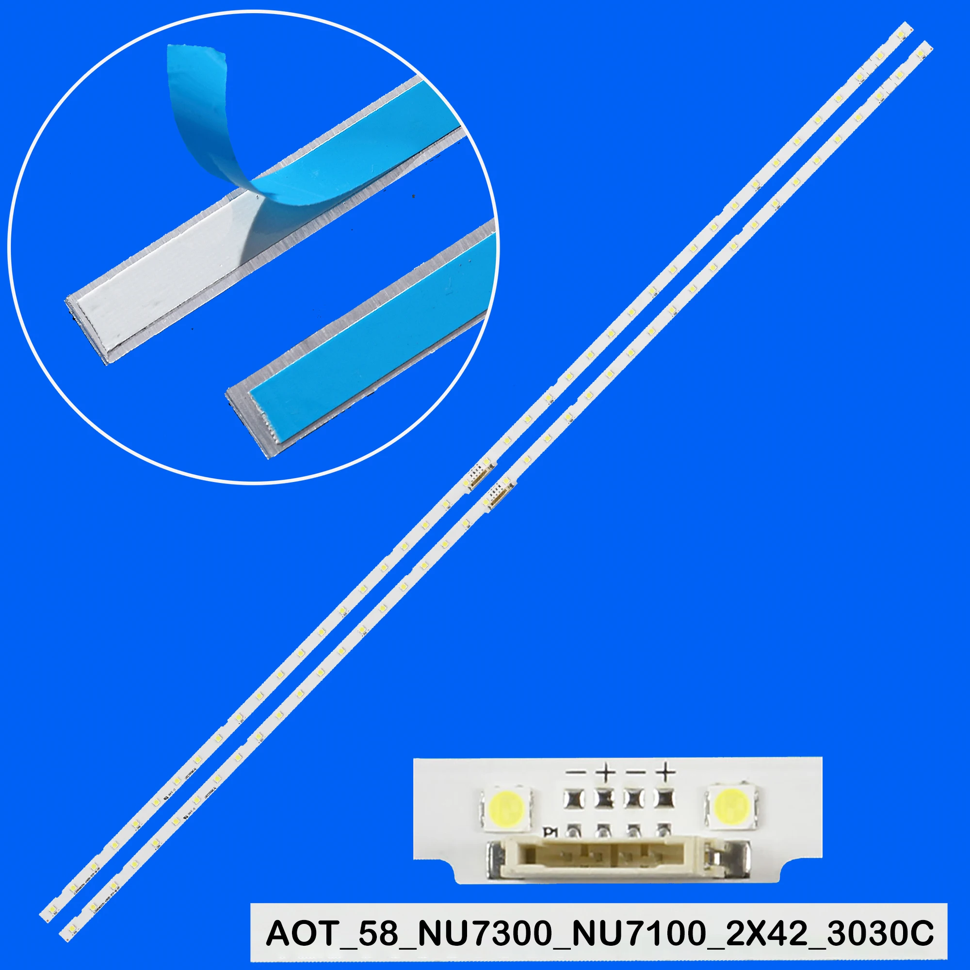 

Лента светодиодной подсветки для UE58NU7100 UN58MU6070 UE58NU7105 UE58NU7170 UE58NU7102 UE58NU7172 UE58NU7179 UE58RU7105 UE58RU6105
