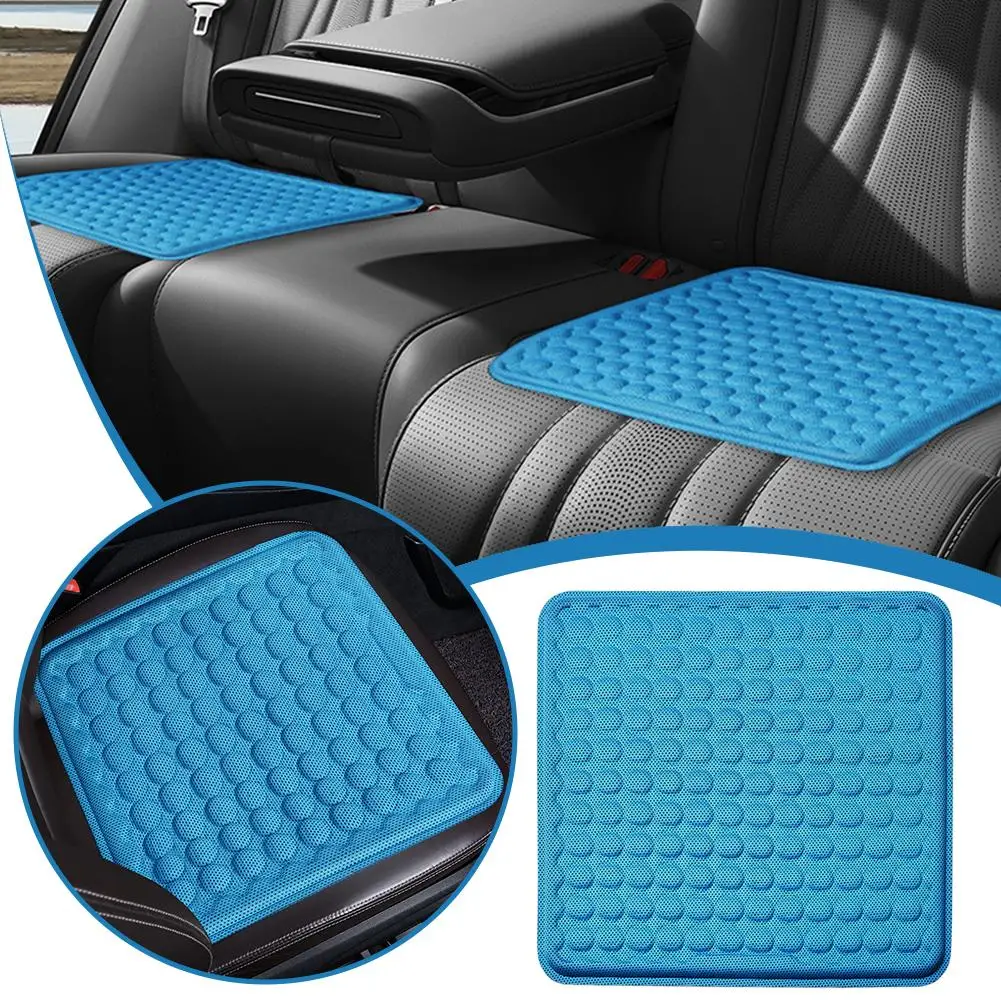التبريد جل وسادة مقعد الصيف التبريد مقعد يغطي للسيارة عدم الانزلاق وسادة للمقعد العالمي لمحرك طويل تخفيف الضغط 3 Co Z3X6
