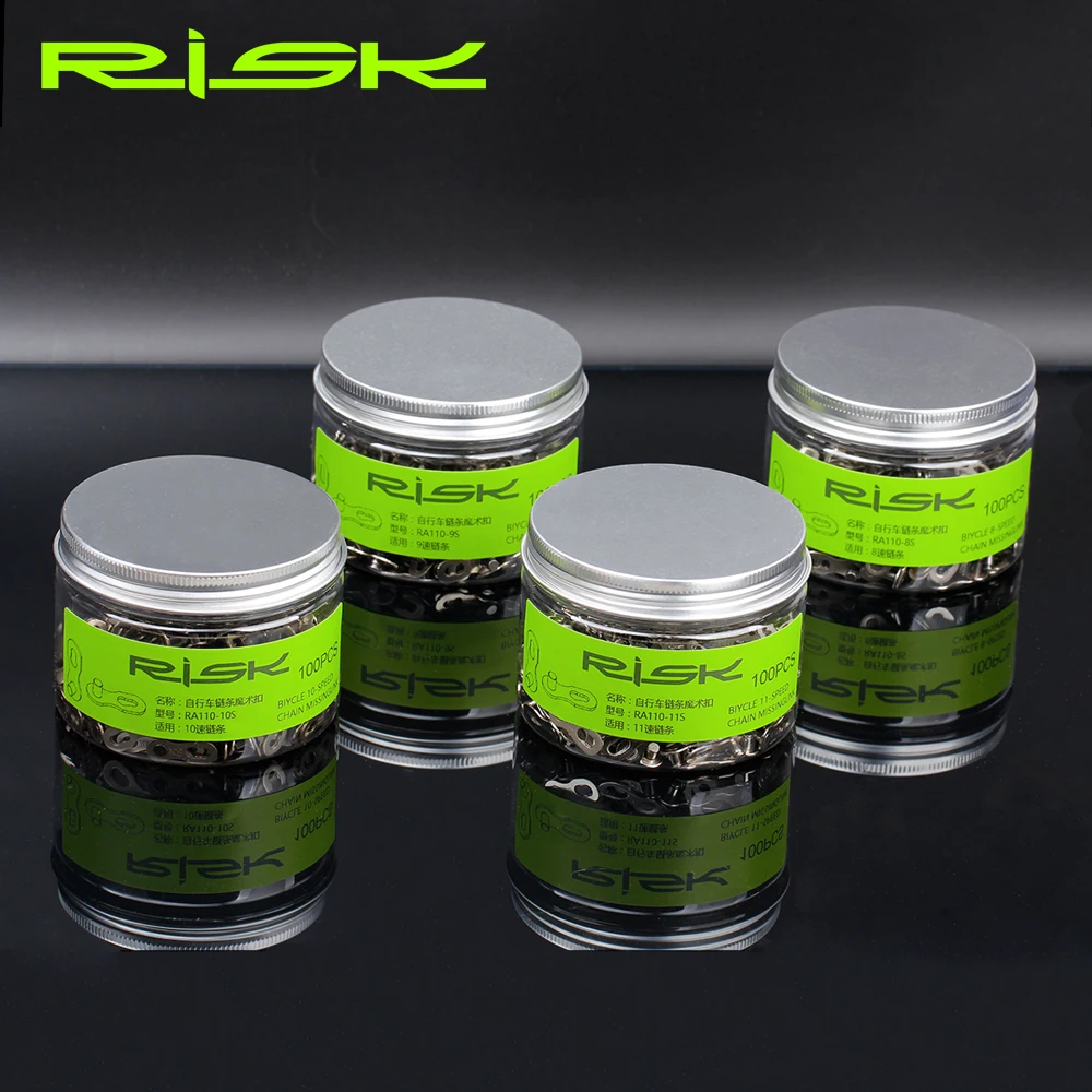 RISK 5Pairs Bike Chain Quick Link Connector Lock Set MTB Road Bicycle Power Chain Quick Release Buckle for 6 7 8 9 10 11 Speed - view 5