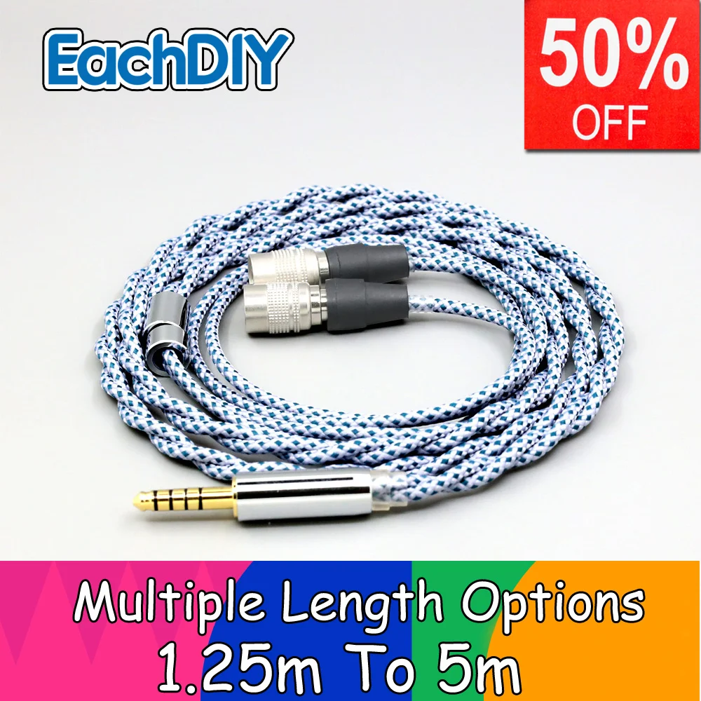 

Mix Graphene OCC 99% Pure Silver Shielding Earphone Cable For Mr Speakers Alpha Flow Mad Dog Ether CAEON LN008655
