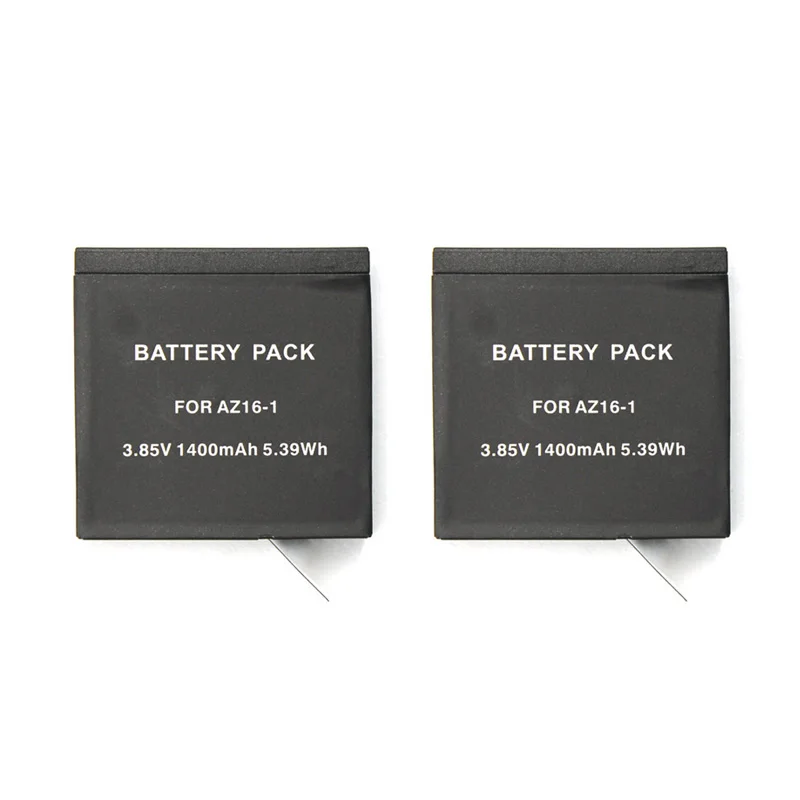 For Xiaomi Yi 4K 4K+Yi lite,1400Mah 2 Pcs Battery+Xiao Yi 2 Dual Battery Charger For Sport Yi 4K Action Camera Accessories