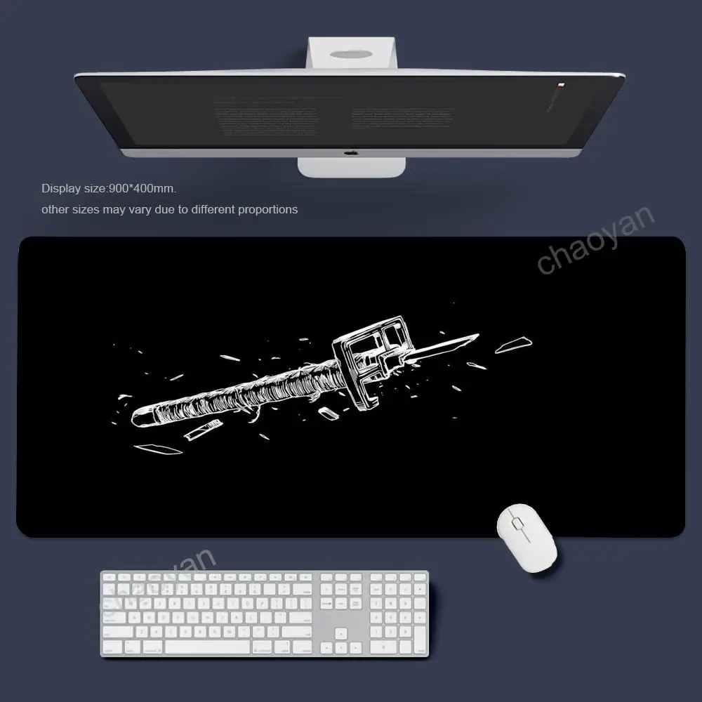 

Удлиненный игровой коврик для мыши с фольгой, раздвижная резина для клавиатуры, ноутбуков в игровом коврике для офиса и домашнего стола.