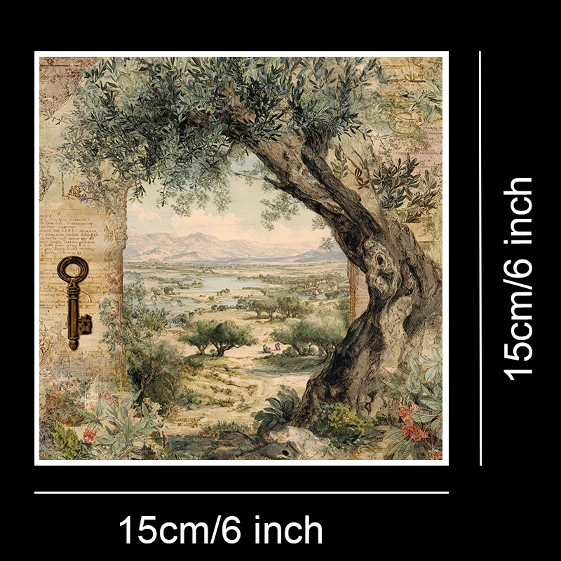 36 Lembar Kertas Scrapbook Dekoratif 6x6: Pola Hewan Kawaii untuk Scrapbooking, Origami & Kerajinan Tangan Anak-anak