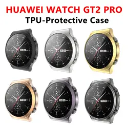 Yumuşak TPU kılıf kapak için Huawei izle GT 2 Pro koruyucu kabuk her şey dahil silikon ekran koruma çerçevesi için Huawei Huawei pro