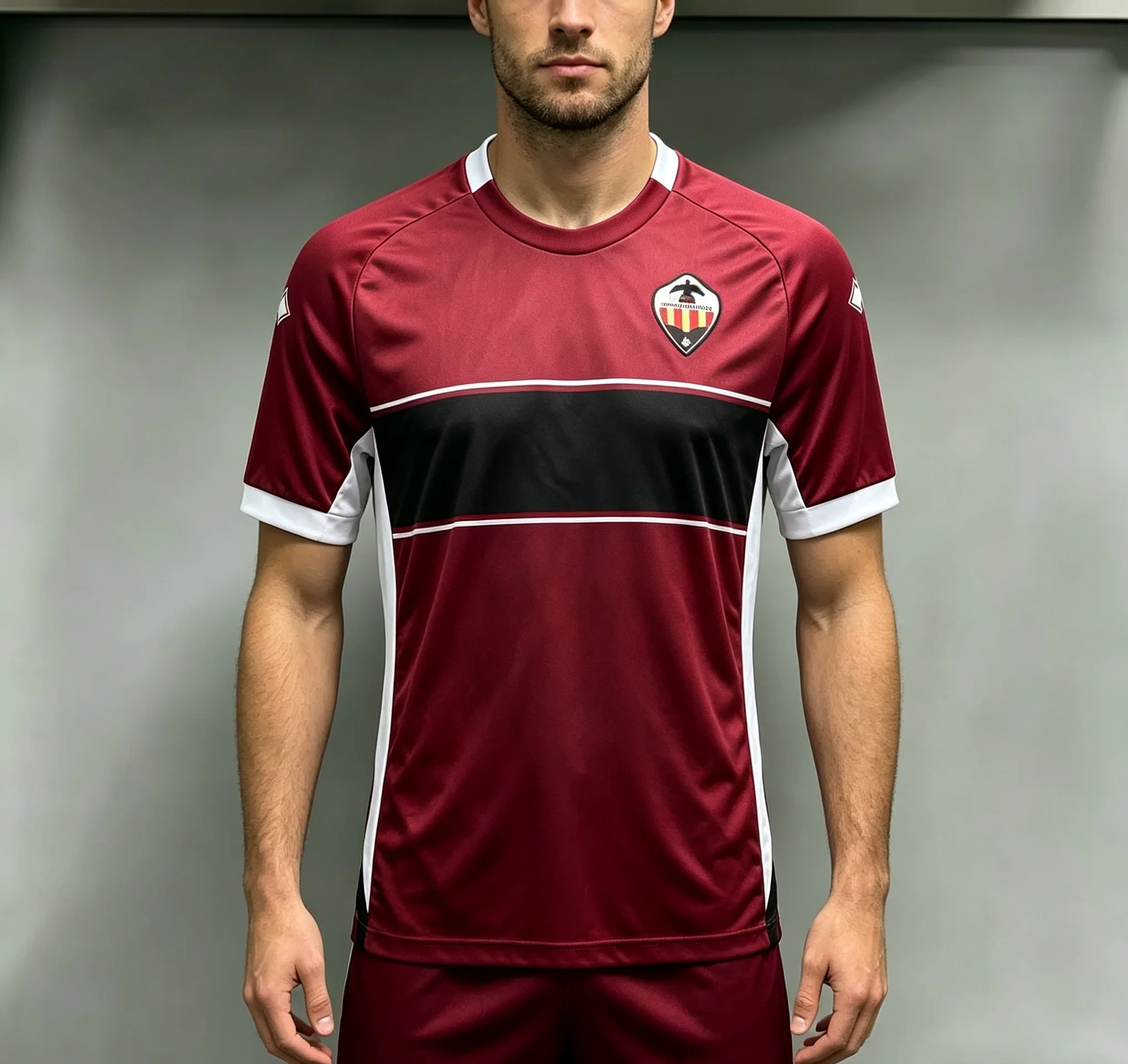26-27 NEUES Familien-Fußballtrikot Castellon mit Aufdruck, Rundhalsausschnitt, schnelltrocknend, kurzärmelig, Eltern-Kind-Fußballuniform für Erwachsene und Kinder – Detail 3