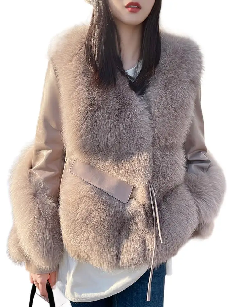 

Women's Clothing Imitation Fox Fur Fur Baggy Coat Winter New