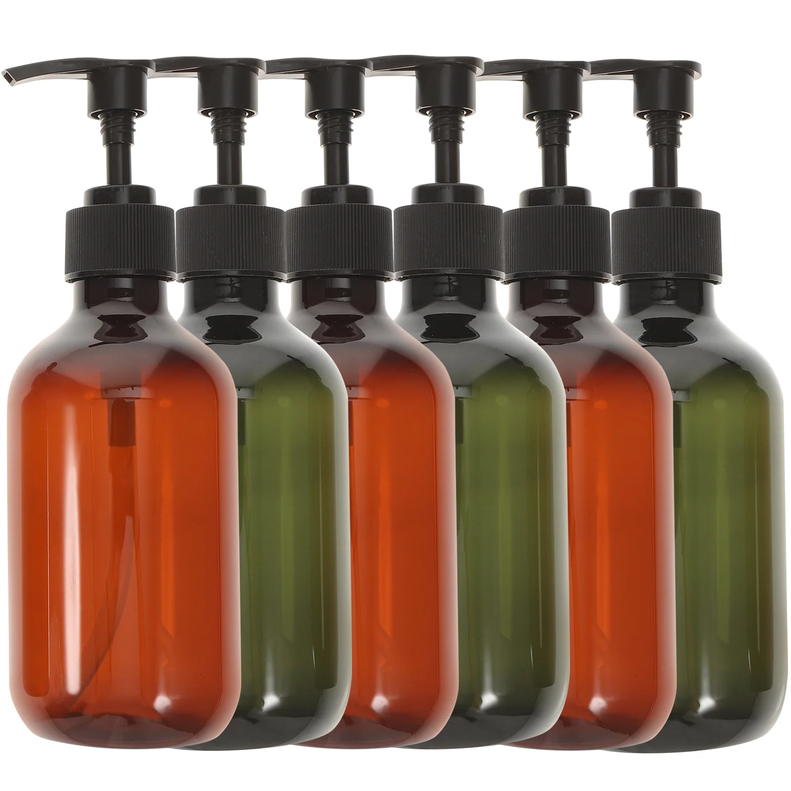 

6Pcs Wash Hand Liquid Soap Bottles Durable Pet PP Pump Bottle Travel Shower Gel Lotion Container Portable Refillable Storage